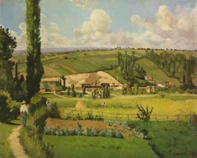 Landscape at Patis, Pointoise by Camille Jacob Pissarro